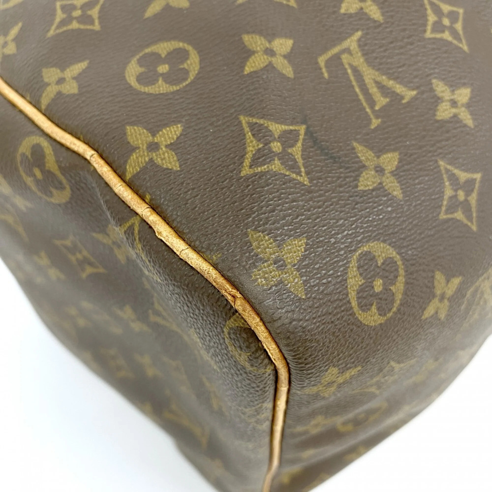 LOUIS VUITTON Brown Monogram Keepall 60 Boston Bag - Picture 7 of 13